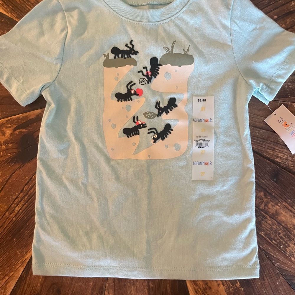 Garanimals Light Blue Ant Adventure Tee